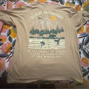 PacSun Great Outdoors Beige T-Shirt